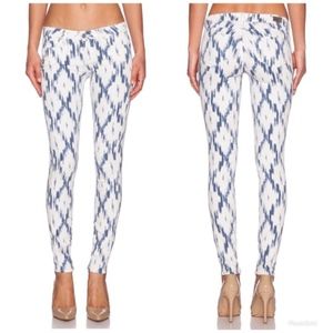 PAIGE VERDUGO SKINNY ALEXANDRIA IKAT PRINT JEAN 27